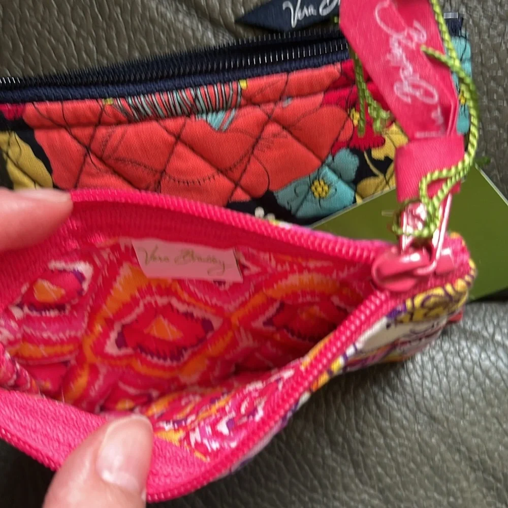 Vera Bradley two coin purses in clementine and happy snails